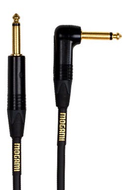 Mogami Gold Instrument Cable 1/4" (1x RA Jack) - 18ft