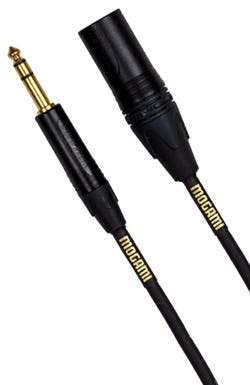 Mogami Gold Studio Speaker Cable Male XLR to TRS - 6ft
