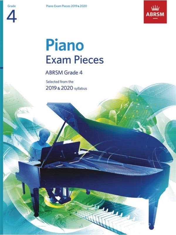Abrsm Piano Exam Pieces Gr 4 2019-2020 Book