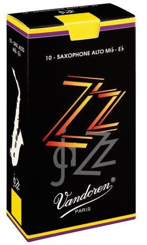 Vandoren zz jazz  alto sax reeds - box of 10 - strength 4.0