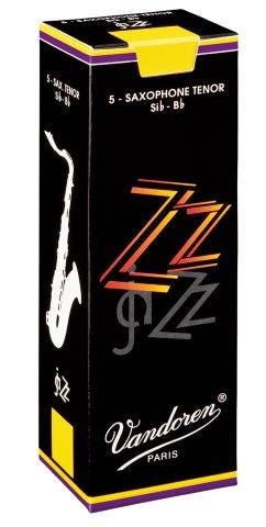 Vandoren zz jazz tenor sax reeds - box of 5 - strength 3.0