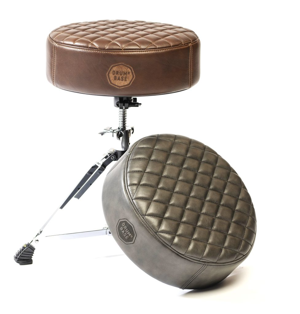 DRUMnBASE RLST BRWN Brown Full Grain Leather Throne Seat (290195)