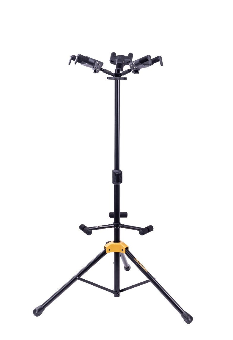 Hercules GS432B PLUS Auto-Grab Triple Guitar Stand
