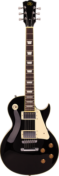 SX GTSE3SKB "LP" Style Electric Guitar w/Accessories - Black