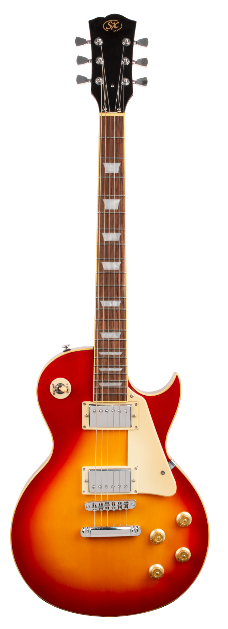 SX GTSE3SKCS "LP" Style Electric Guitar w/Accessories - Cherry Sunburst
