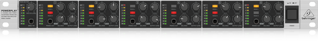 Behringer Powerplay HA6000 Headphone Distribution Amp