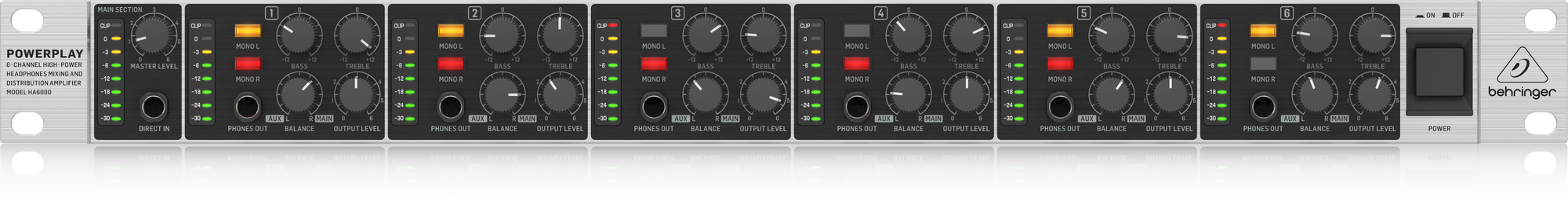 Behringer Powerplay HA6000 Headphone Distribution Amp