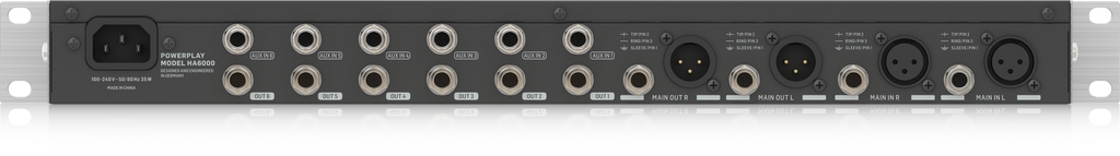 Behringer Powerplay HA6000 Headphone Distribution Amp