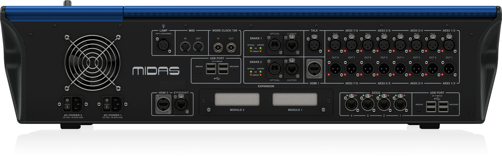 MIDAS HD-96 AIR CC-TP Digital Console In Case