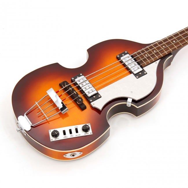 Hofner Ignition 4-String Short-scale Violin Bass w/Case - Sunburst - One Only