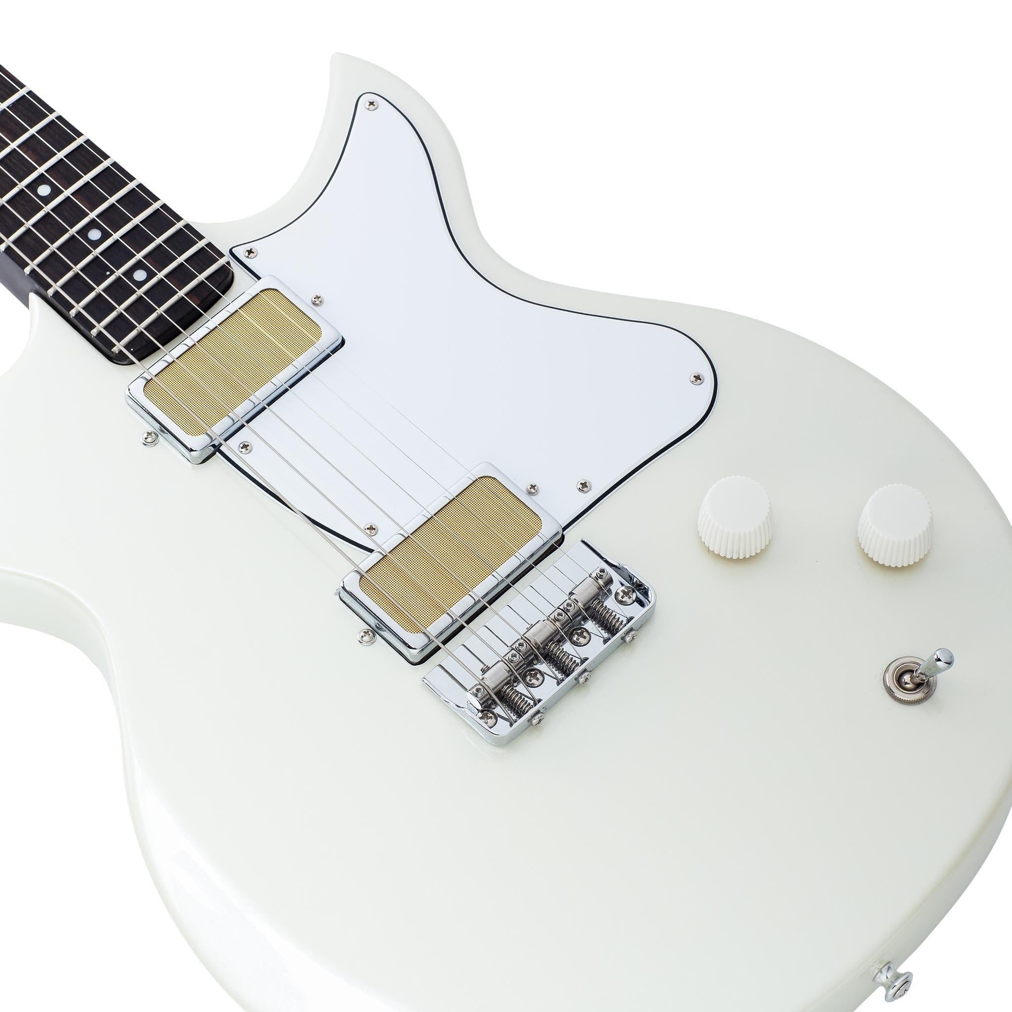 Harmony Rebel Electric Guitar w/MONO Bag - Pearl White