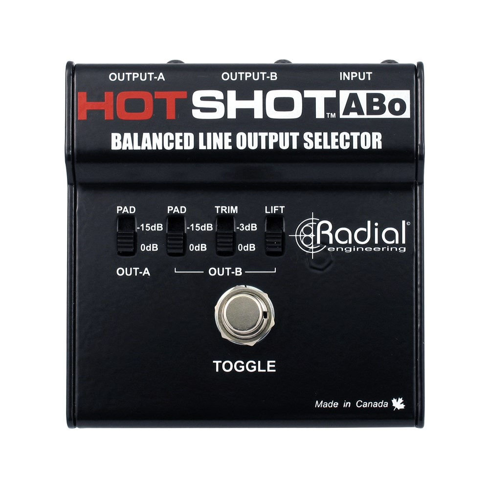 Radial Hotshot ABO Mic and Line Switcher