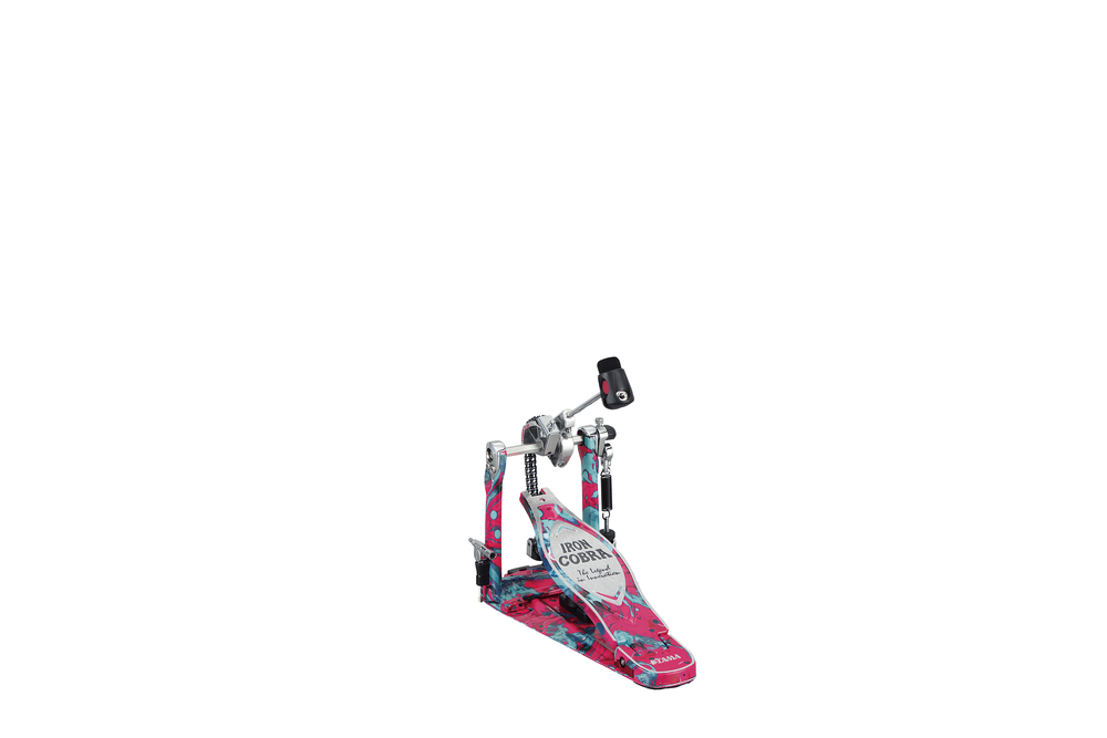 TAMA 50th Limited Iron Cobra Marble Coral Swirl Power Glide Single Pedal - One Only