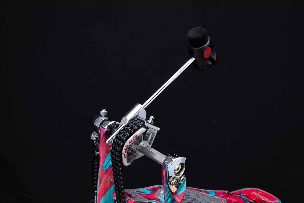 TAMA 50th Limited Iron Cobra Marble Coral Swirl Power Glide Single Pedal - One Only