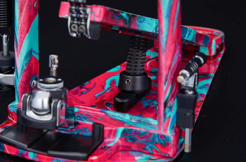 TAMA 50th Limited Iron Cobra Marble Coral Swirl Power Glide Single Pedal - One Only