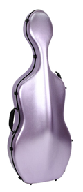 HQ CELLO CASE 4/4 WITH WHEELS - BRUSHED MAUVE