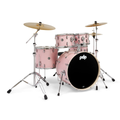PDP Mainstage 5pc Drum Kit w/HW + Cymbals - Pale Rose