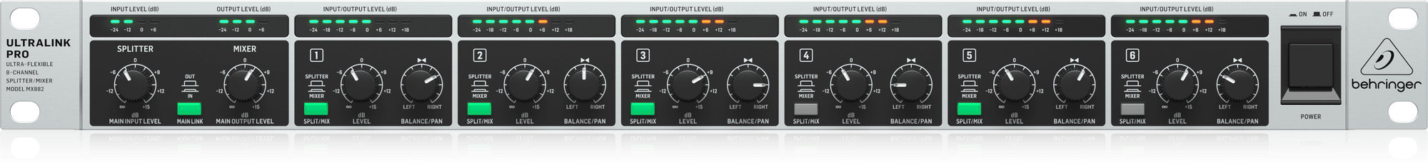 Behringer Ultralink Pro MX882 V2 8-Channel Splitter/Mixer