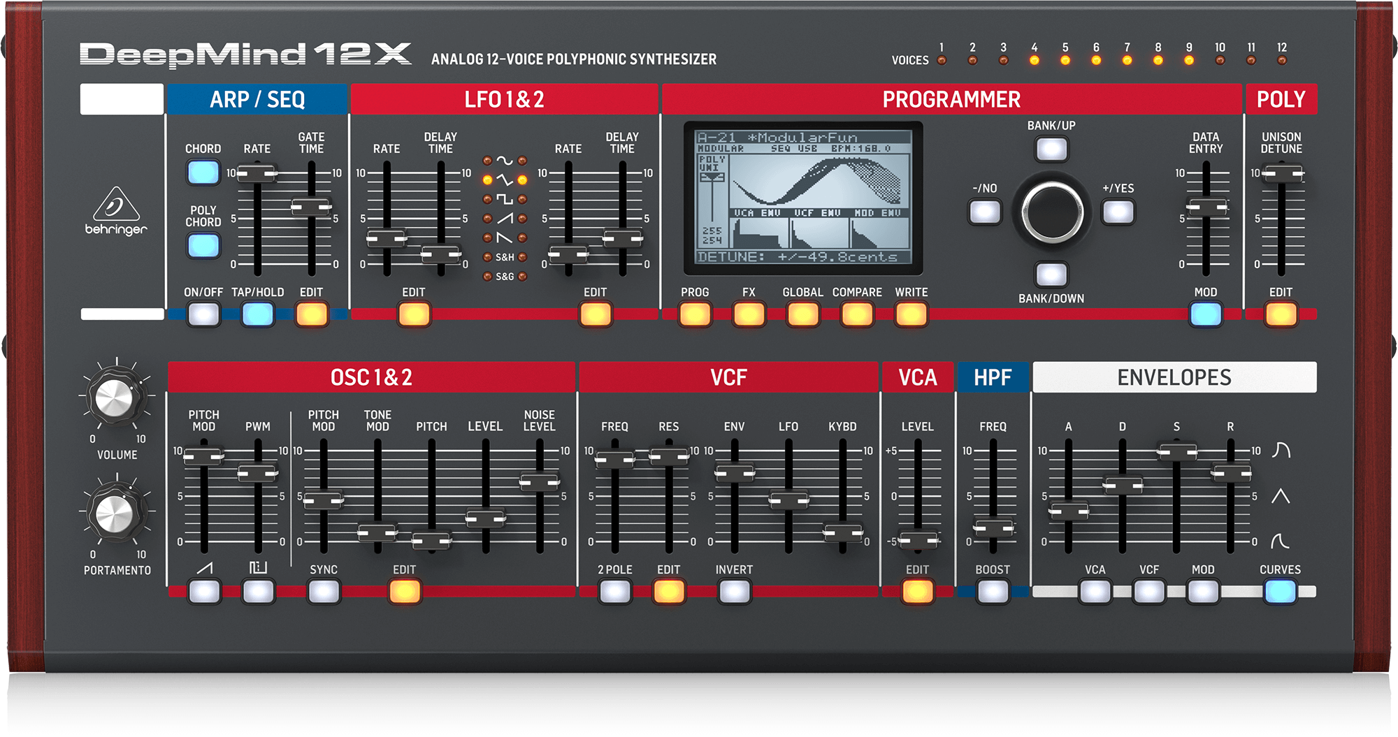 Behringer DeepMind 12XD True Analog 12-Voice Polyphonic Synth Module