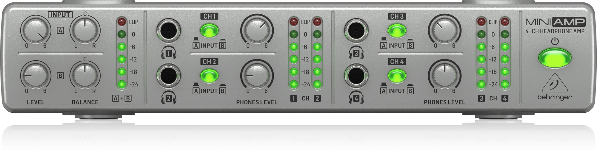 Behringer AMP800 v2 4ch Headphone Amplifier