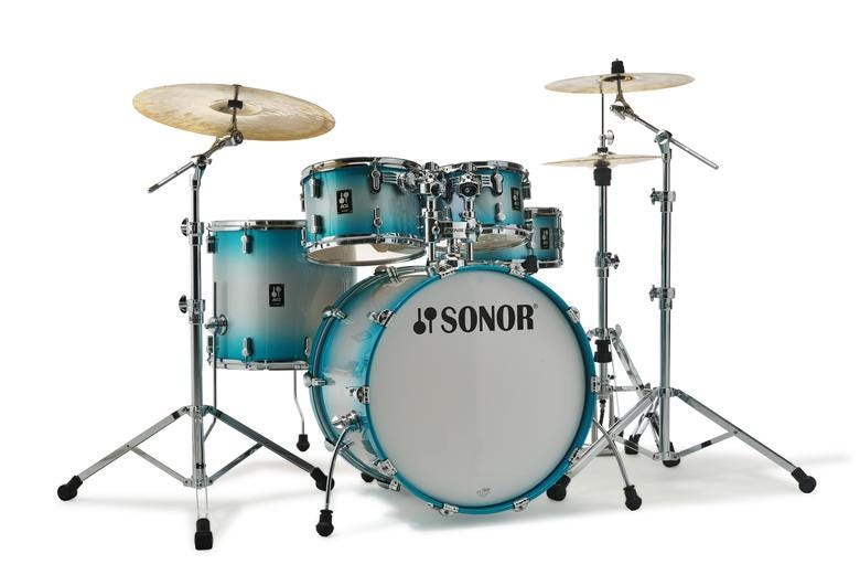 Sonor Stage AQ2 5pc Drum Kit - Shell Pack - Aqua Silver Burst