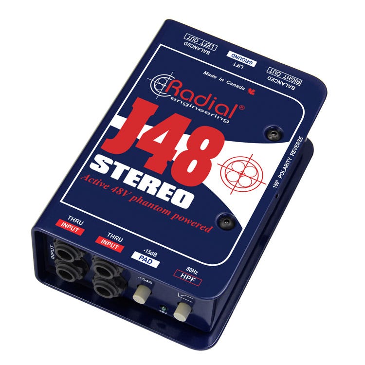 Radial J48 Premium Active DI - Stereo