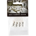 Dunlop Thumb-Pick Player Pack - White - Medium (4pcs)