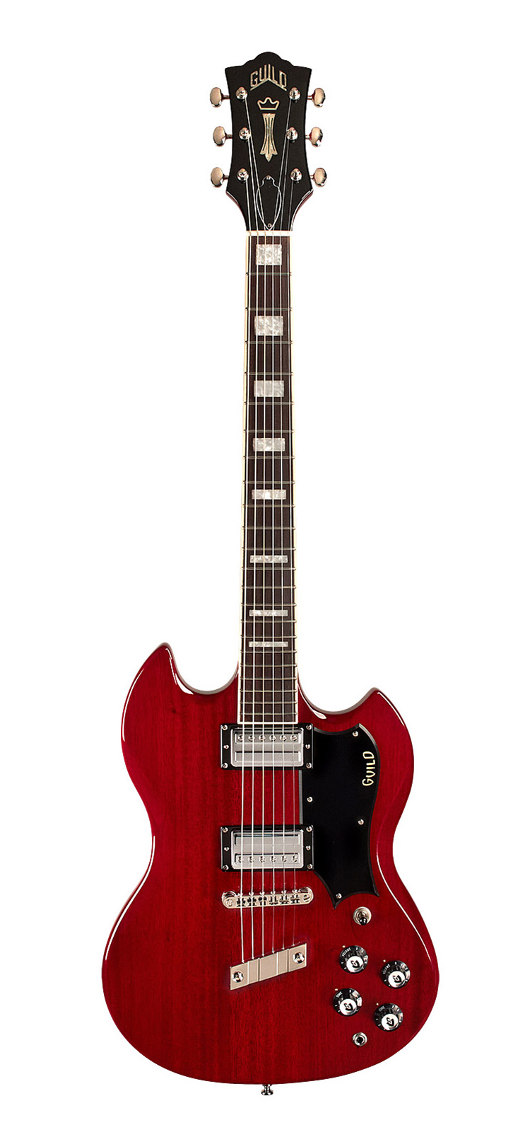 Guild Polara Deluxe - Cherry Red