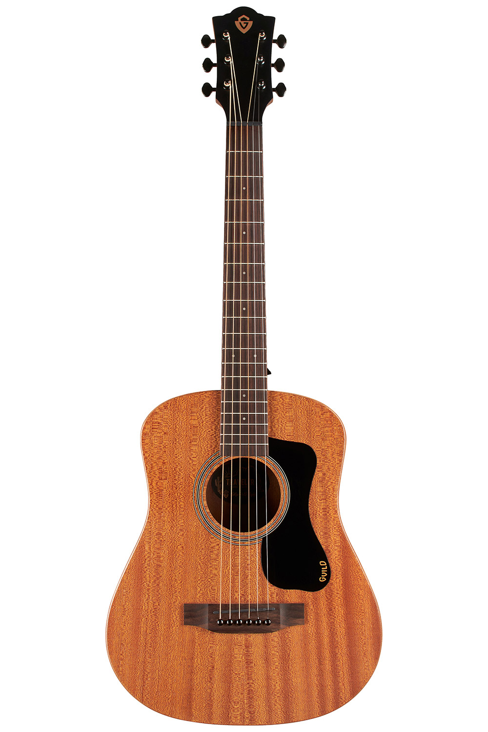 Guild Travel MH Mini Acoustic Guitar w/Bag - Mahogany