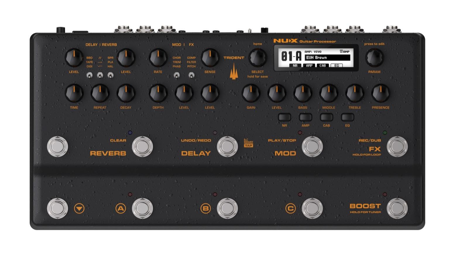 NU-X NME-5 Trident Guitar Effects Processor