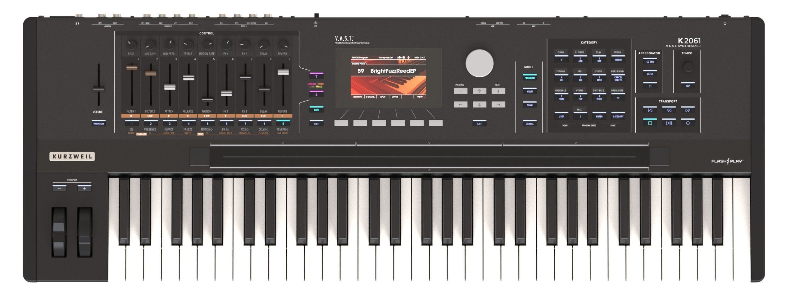 Kurzweil K2061 61-Note Synthesiser