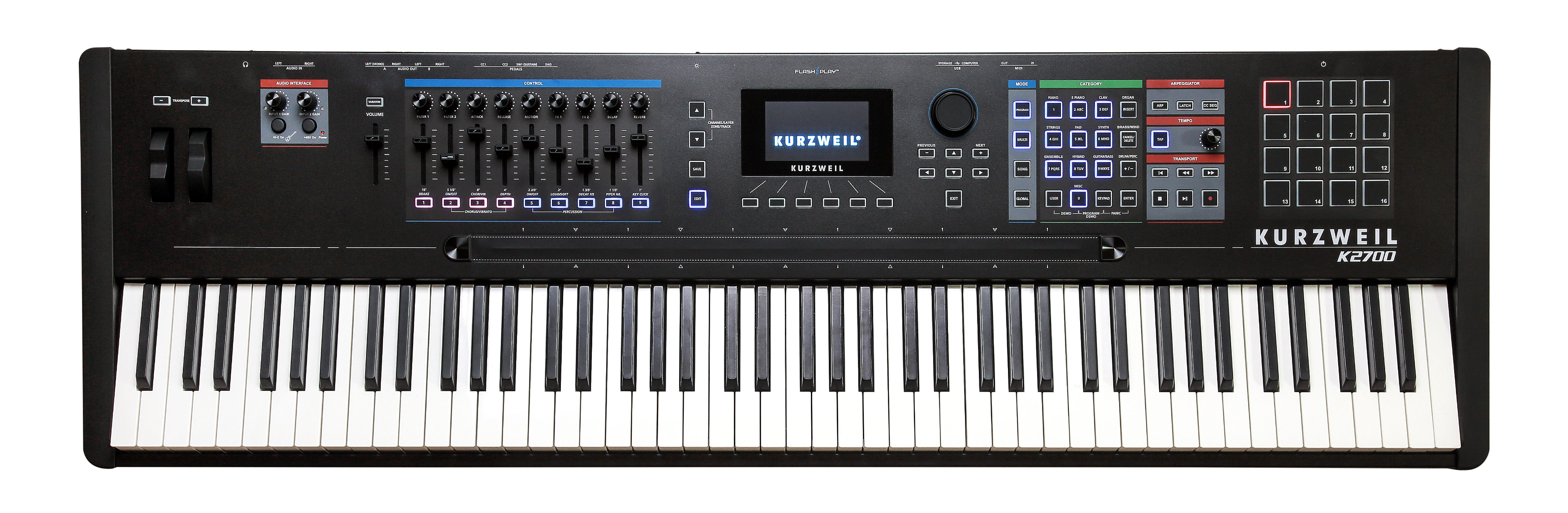Kurzweil K2700 Workstation Keyboard