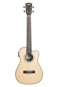 Kala Baritone Ukulele w/Cutaway and Pickup - Solid Spruce/Striped Ebony (KA-SSEBY-B-CE)