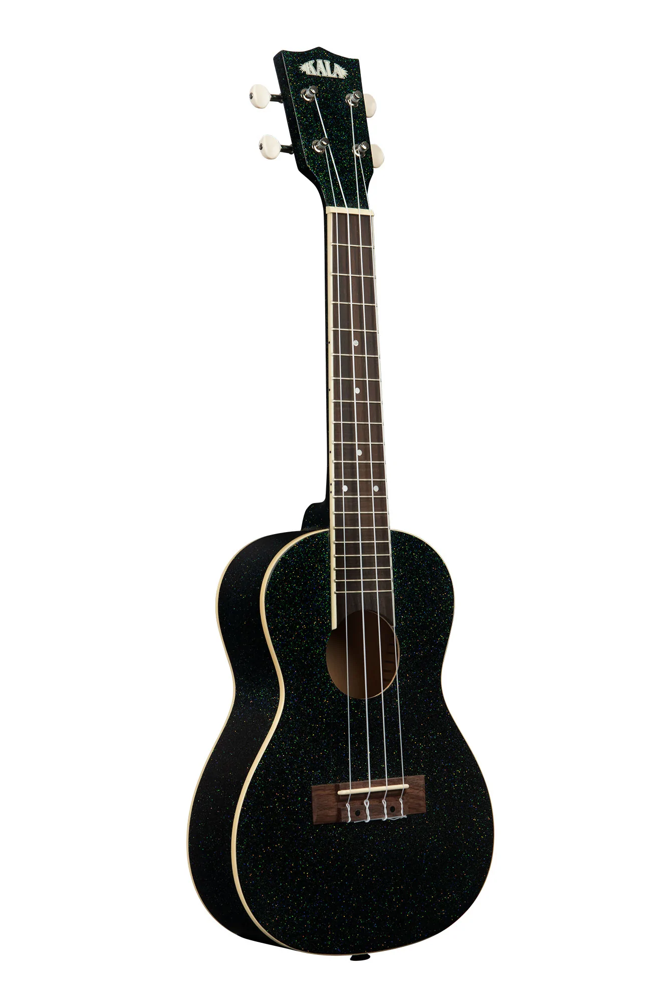Kala Sparkle Concert Ukulele - Black