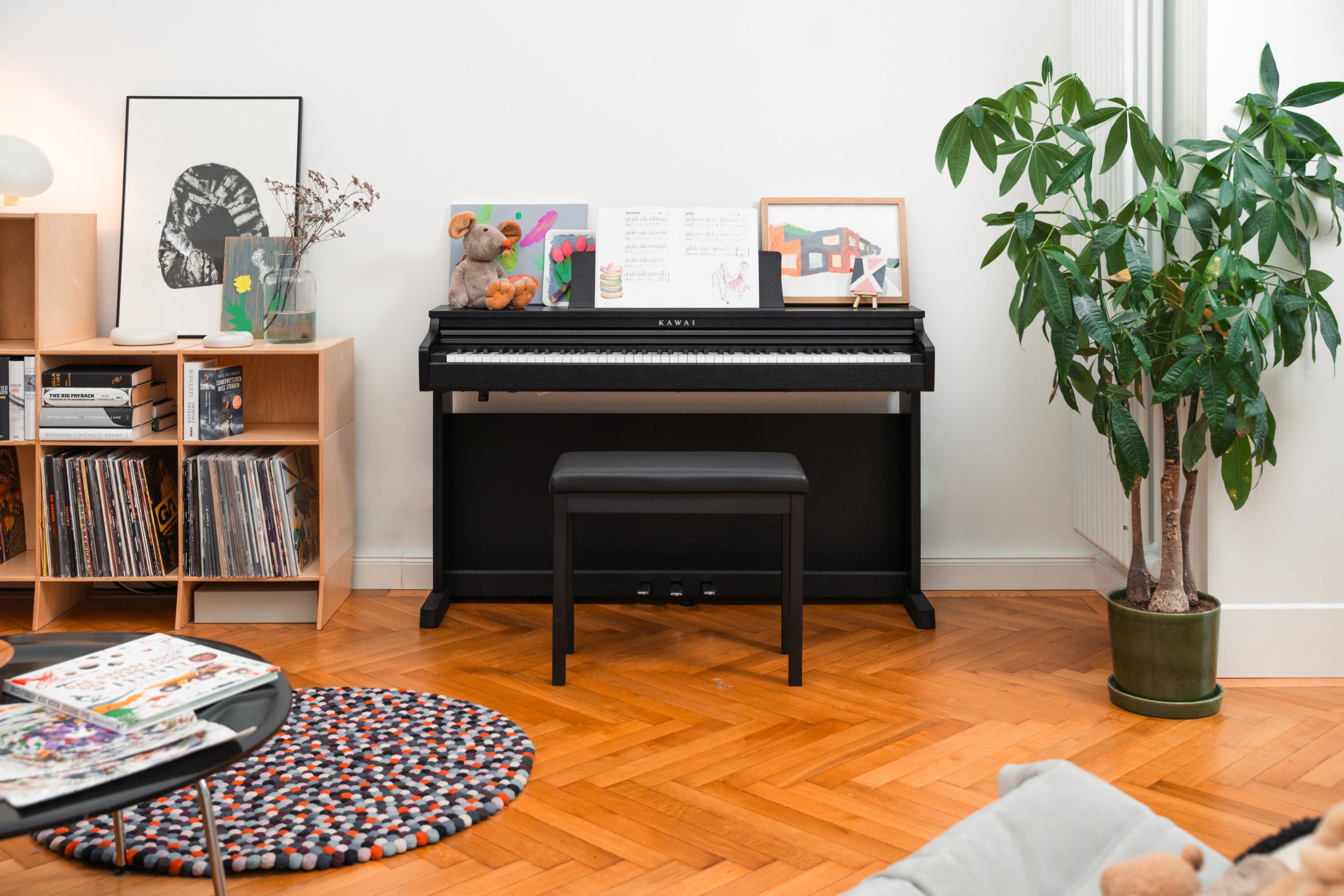 Kawai CX202ES Digital Piano w/Matching Bench - Ebony Satin