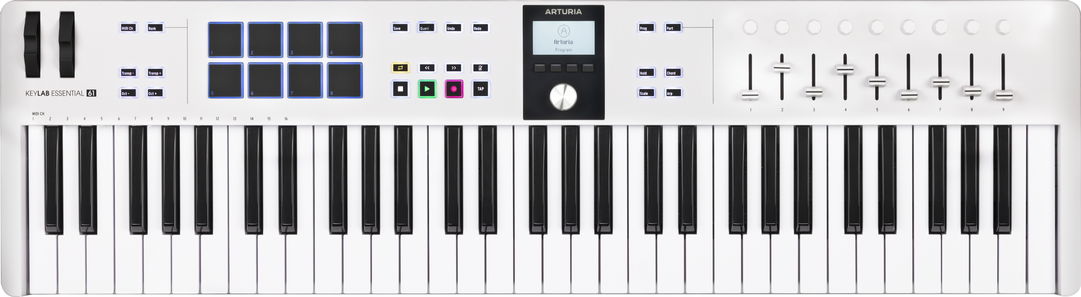 Arturia Keylab Essential 3 61 key controller - White