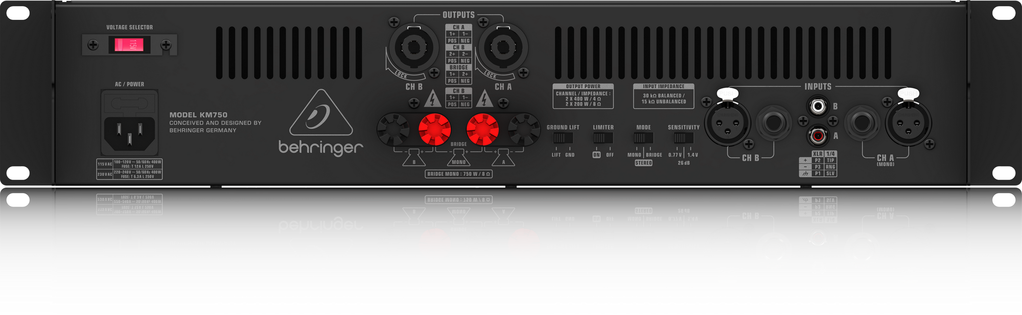 Behringer KM750 Power Amplifier