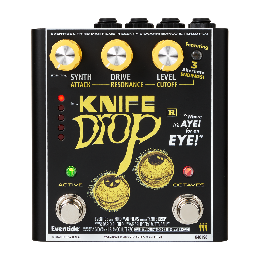 Eventide KNIFE DROP Sub-Octave Fuzz / Analog Synth Pedal