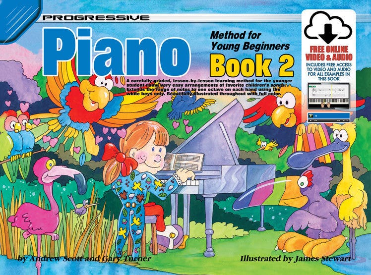 18327 Young Beginner Piano Bk 2 Online Media