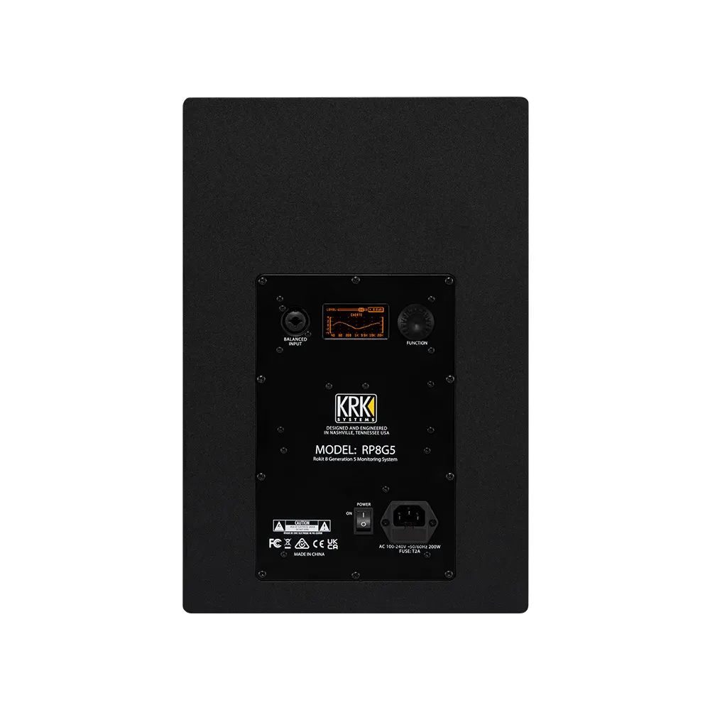 KRK Rokit8 G5 8" 2-Way Active Studio Monitor - Single