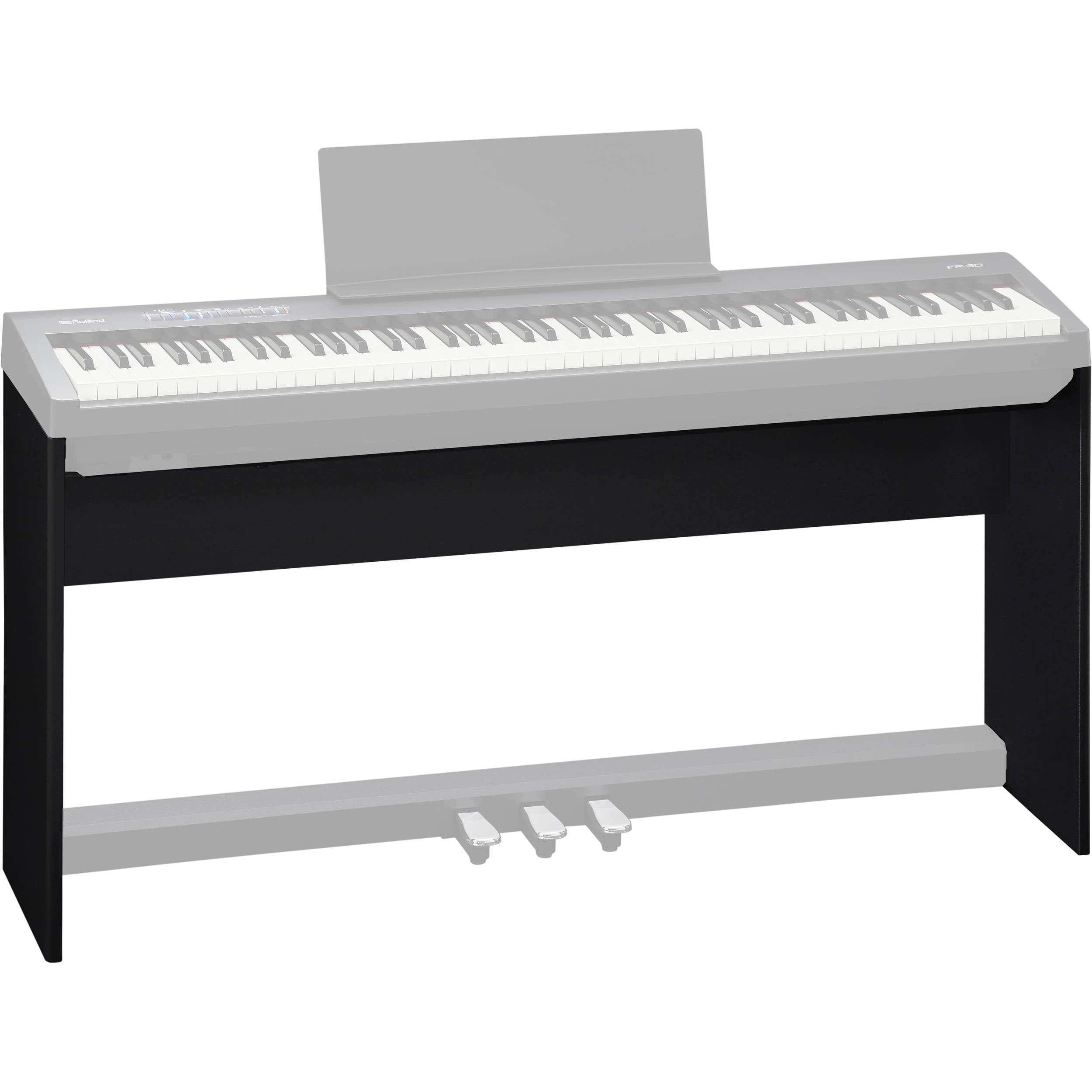 Roland KSC70BK Timber Stand To Suit FP-30xBK (Black)