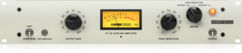 Klark Teknik 2A-KT Classic Tube Compressor/Levelling Amplifier w/MIDAS Transformers