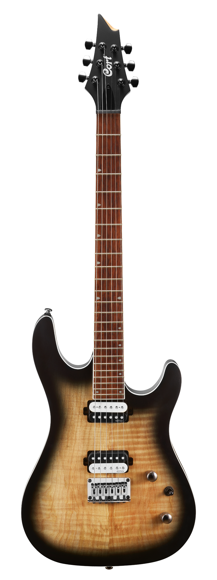 Cort KX300 Electric Guitar - Open Pore Raw Burst