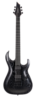 Cort KX700 EverTune Electric Guitar w/Bag - Open Pore Black