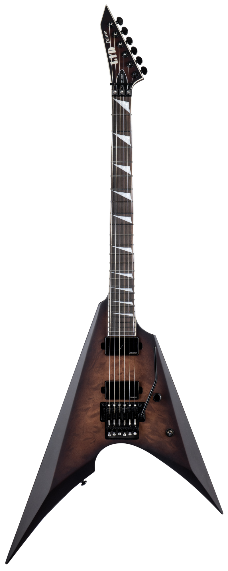 ESP LTD Arrow 1000 QM - Dark Brown Sunburst Satin