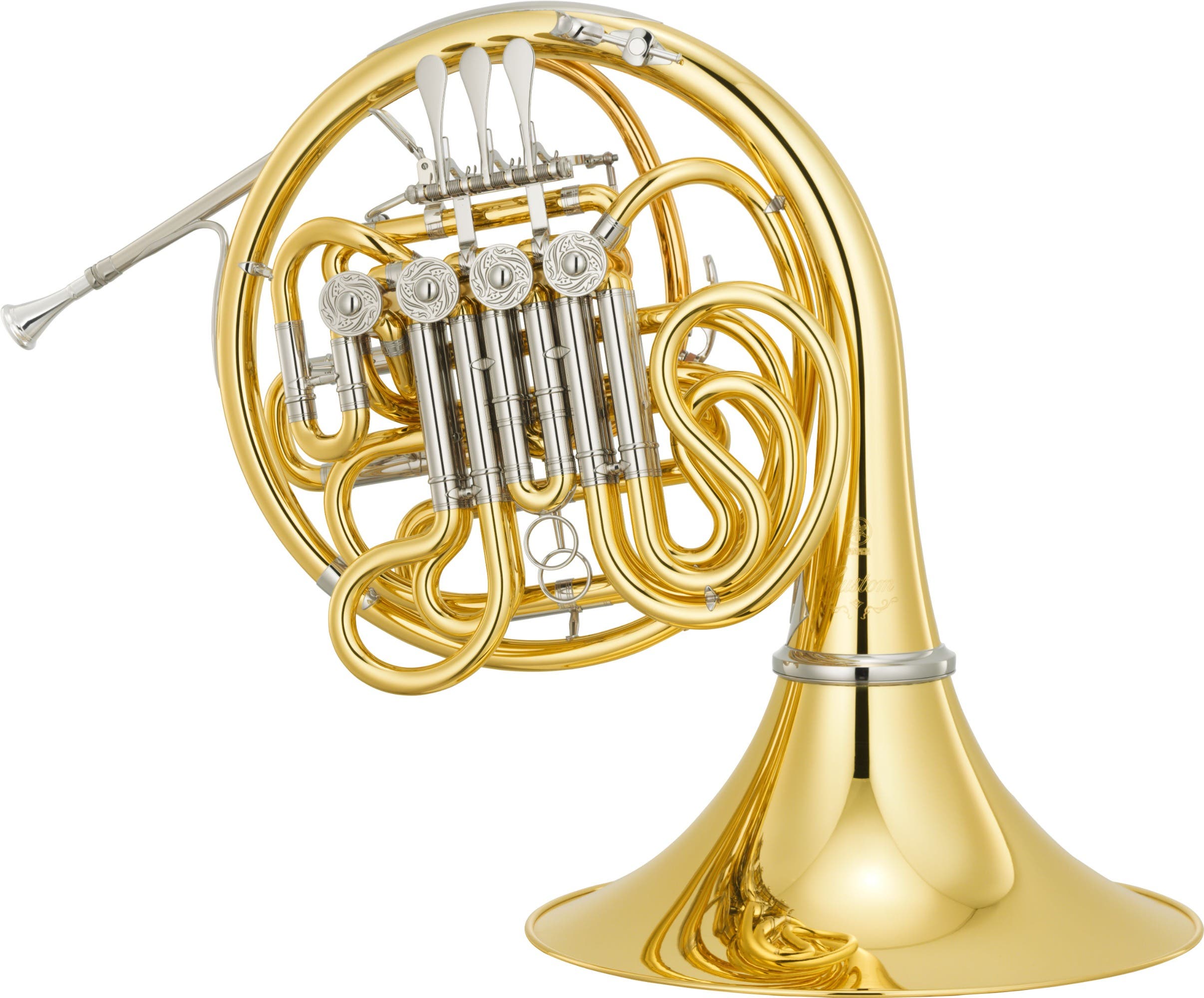 Yamaha YHR869D French Horn (Yellow Brass) w/ Detachable Bell + Lightweight Custom Case