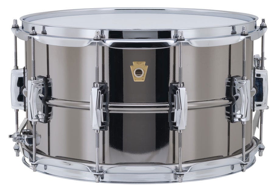 Ludwig Black Beauty 14x8" Snare Drum - Smooth Shell (LB408)