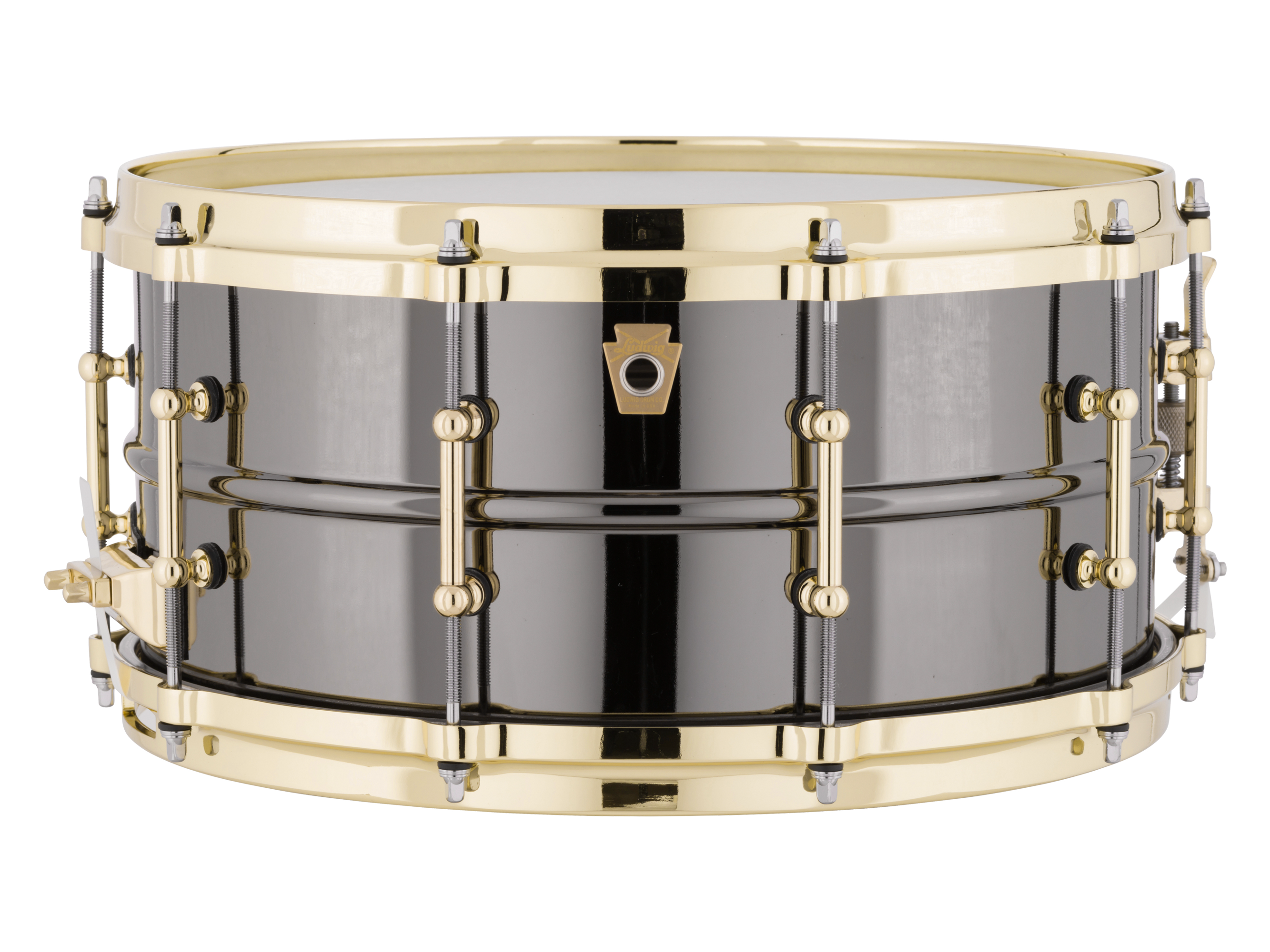 Ludwig Black Beauty 14x6.5 Snare Drum - Brass Tube Lugs