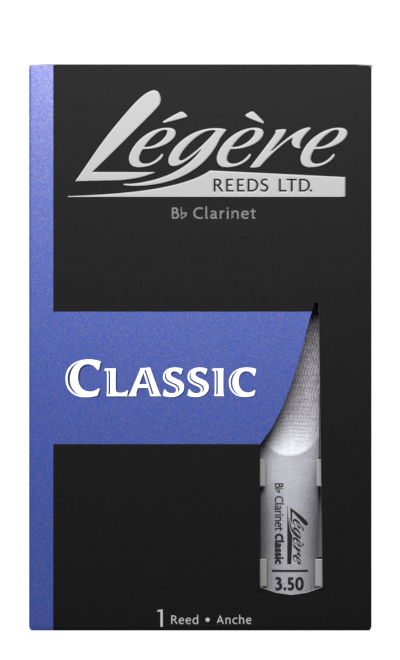 Legere Classic Bb Clarinet Reed - Grade 3.5