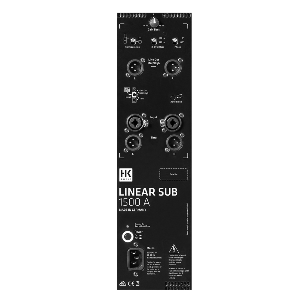 HK Audio Linear SUB 1500 A Powered 15" Subwoofer